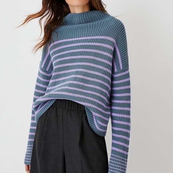 Ann Taylor striped sweater - Picture 1 of 11